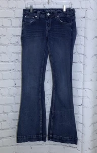 Rock & Roll Denim Trouser Jeans Women's 30x34 (Tag 30x36) Blue Flare - Picture 1 of 13