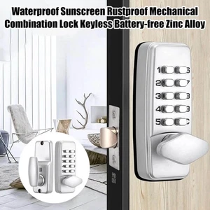 Mechanisches Codeschloss Schlüsselloses Türschloss Mit Zahlencode Code Schloss - Bild 1 von 16