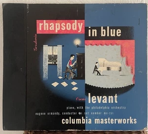Oscar Levant Gershwin’s Rhapsody in Blue 12" 78rpm Ormandy Columbia Masterwork - Picture 1 of 16