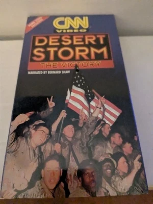 VTG 1991 CNN Operation Desert Storm The Victory VHS 90s History War NEW SEALED - Image 1 of 4