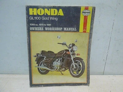 Honda GL 11000 Gold Wing Haynes Manual 1979 a 1981 KA KB DB Modelos DX Foto 1 de 4