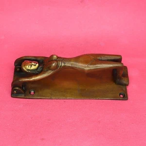Lady Shape Vintage Style Door Knocker Handmade Brass Home Office Decor Door Bell - Picture 1 of 11