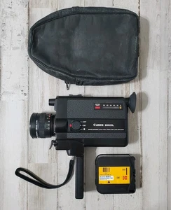 Canon 310XL Super8 Movie Camera Zoom with C-8 8.5-25.5mm Lens POWERS ON ( READ ) - Picture 1 of 17
