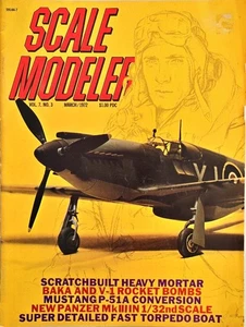 Scale Modeler Magazine March 1972, Panzer III, V-1, Vosper, Sturmmorser (STLC) - Bild 1 von 5