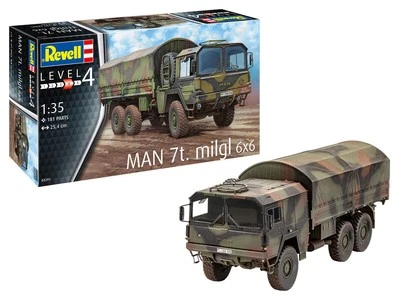 Ciężarówka MAN 7t Milgl - Revell 03291 skala 1/35 - Immagine 1 di 3