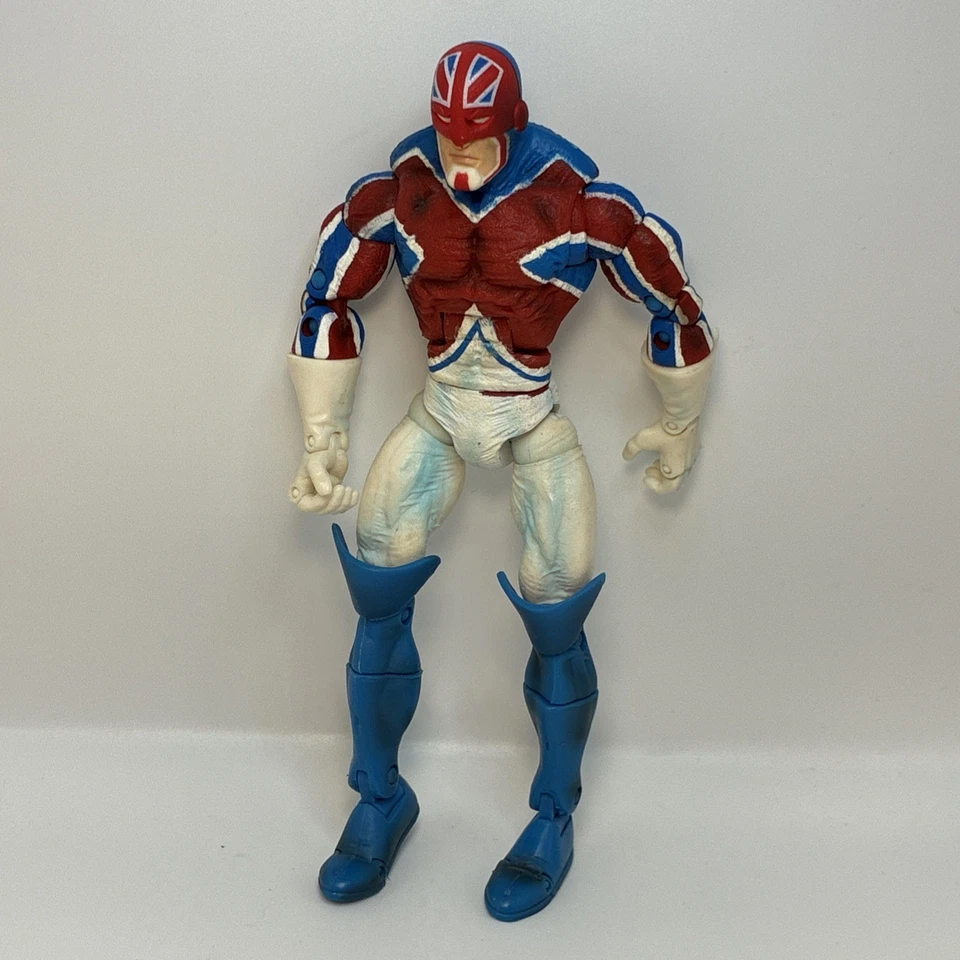 Figura de acción Marvel Legends CAPITÁN BRITTAIN 6" hombre gigante BAF onda ToyBiz 2006 Foto 1 de 4