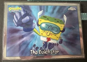 2025 Topps Chrome SpongeBob SquarePants The Quickster #135 Silver Refractor - Picture 1 of 2