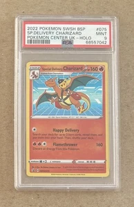 2022 Pokemon Special Delivery Charizard UK Holo Black Star Promo Card #075 PSA 9 - Picture 1 of 2