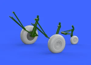 EDUARD MODELS 1/72 Aircraft- B17G Wheels for ARX  Resin  EDU672130 - Picture 1 of 3