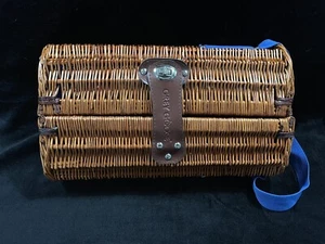 Grey Goose Wicker Basket With Acrylic Cups And Drink Stirrers - Picture 1 of 3