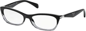 Prada PR15PV ZYY/1O1 Eyeglasses, Black Gradient Transparent, 53mm - Picture 1 of 1