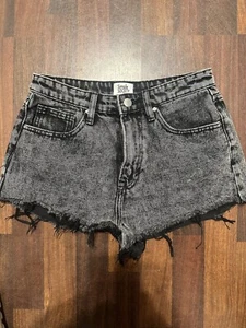 Simple Society Shorts Size 7/28 Womens Juniors Cut Off Distressed Denim - Picture 1 of 3
