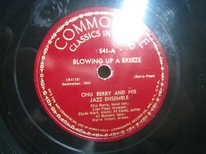Chu Berry Jazz Ensemble Blowing Up a Breeze / Monday.. *Commodore 541 10" 78 rpm - Bild 1 von 4