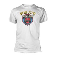 BON JOVI - HEART '83 WHITE T-Shirt X-Large