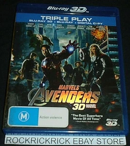 MARVEL'S THE AVENGERS 3D BLU-RAY (3 CD SET) BLU-RAY 3D, BLU-RAY, DIGITAL COPY - Picture 1 of 2