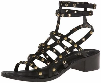 SANDALIAS TACONES SEYCHELLES HOPE SO NEW $110 6,5 M NEGRAS JAULA GLADIADOR Foto 1 de 4