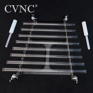 CVNC 8 Notas CDEFGABC 440hz Cristal Cantor Arpa con Estuche de Transporte - Imagen 1 de 8