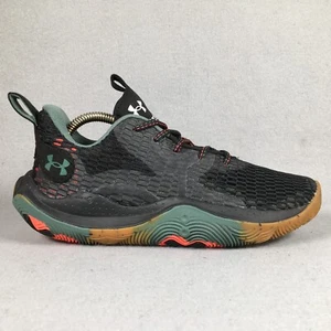Under Armour Spawn 3 DVNLLN Shoes Mens 6.5 Womens 8 Black Athletic Sneakers - Picture 1 of 17