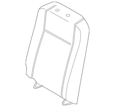 Conjunto de cubierta de asiento trasero original Ford Transit Series 2015-2016 CK4Z-6366601-AK Foto 1 de 2