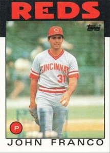 1986 Topps Baseball John Franco Cincinnati Reds #54 - Picture 1 of 2