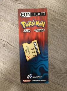 Pokemon EON Ticket Special E3 2003 Edition  Ruby & Sapphire E-Reader Card SEALED - Picture 1 of 9