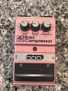 DOD FX82 Bass Compressor Effects Pedal Vintage, Made In USA TESTED WORKS - Picture 1 of 2