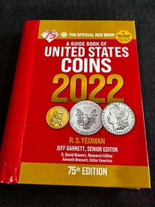 2022 -Guide Book of U.S. Coins-The Official Red Book R.S Yeoman 75th Ed. - Imagen 1 de 5