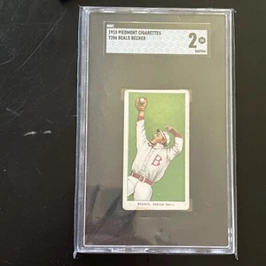 1909 T206 Piedmont Beals Becker Boston SGC 2 - GD - Picture 1 of 2