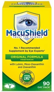 Macushield Original Vegetarian Veggie with MZ Supplements 90 Capsules RRP £45.95 - Picture 1 of 7