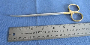 Jarit Integra 103-261 Metzenbaum Scissors Curved 7" Carb-Edge Blunt/Blunt German - Picture 1 of 8