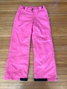 COLUMBIA Youth Girls Bugaboo Snow Ski Expandable Pants Pink Omni-Tech | Sz 14-16 - Picture 1 of 7