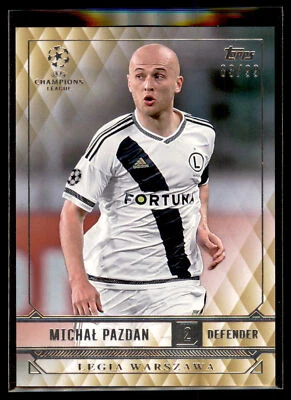 2016-17 Topps UEFA CL Showcase GOLD Parallel Michal Pazdan - Warszawa #83/99 - Image 1 of 2