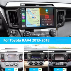 8+128G For Toyota RAV4 2013-2018 Carplay Android 13 Car Radio Stereo BT GPS WIFI - Bild 1 von 17