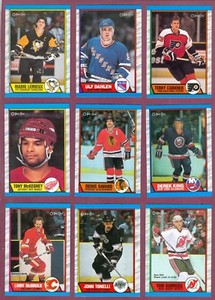 1989-90 O PEE CHEE NHL HOCKEY CARD 1 TO 110 SEE LIST