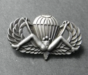 ARMY PARACAIDISTA AEROTRANSPORTADO ARBUSTO ALAS DE SALTO INSIGNIA SOLAPA PIN 1,6 PULGADAS - Imagen 1 de 1
