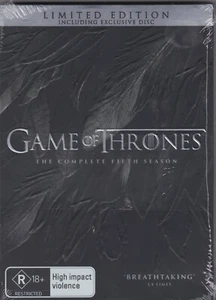 Game Of Thrones - The Complete Fifth Season - DVD (Brand New Sealed) R4 PAL - Picture 1 of 2