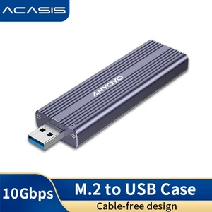 Acasis 10Gbps NVMe/SATA M.2 to USB 3.2 Gen 2 SSD Reader - Picture 1 of 7