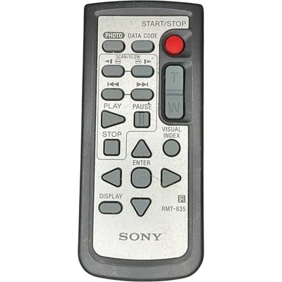Sony RMT-835 Original Remote Control for Selected Camcorders Video Camera - Image 1 of 4