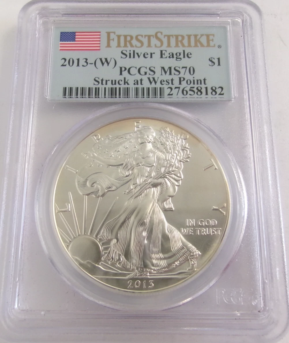 2013 American Eagle MS 70 Graded Silver Bullion Coins for sale | eBay