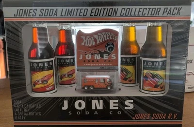 FACTORY SEALED Hot Wheels Hotwheels Jones Soda Collector Pack Limited Edition RV - Image 1 of 4