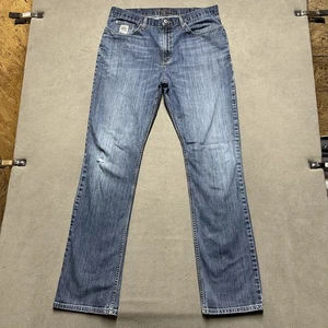 Cinch Jeans Herren 38x36 Blau Denim Slim Fit Straight Leg Silver Label Distressed - Bild 1 von 18