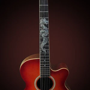 Dragon Pattern Guitar Inlay Stickers Markers For Acoustic/Electric Guitar Fr ¦ - Picture 1 of 11