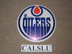 VINTAGE 1979/80 - 1985/86 EDMONTON OILERS ☆GRETZKY ERA☆ 6" NHL HOCKEY PIN BUTTON - Bild 1 von 1