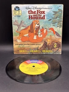 Walt Disney Der Fuchs und der Hund 383 Read Along Book & Record 1981 - Bild 1 von 18