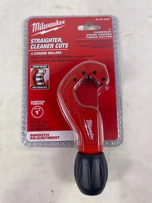 Milwaukee 48-22-4259 1" Constant Swing Copper Tubing Cutter - Image 1 of 2