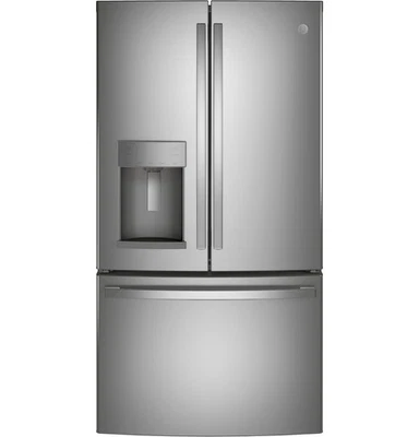 GE 27.7 CuFt Fingerprint Resistant Stainless French-Door Refrigerator GFE28GYNFS - Image 1 of 4