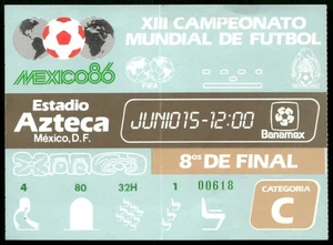 Ticket 1986 Mexico vs. Bulgaria World Cup 1986  19441 - Picture 1 of 2