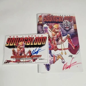 Youngblood #1 2025 LAUNCH EDITION Variant signed by ROB LIEFELD + COA - Picture 1 of 1