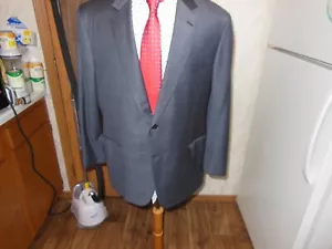 LN Brioni Gray Windowpane 2BTN NM Colosse Wool Blazer 48R - Picture 1 of 7