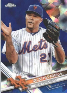 JEURYS FAMILIA 2017 TOPPS CHROME SAPPHIRE EDITION #301 ONLY 250 MADE - Bild 1 von 2